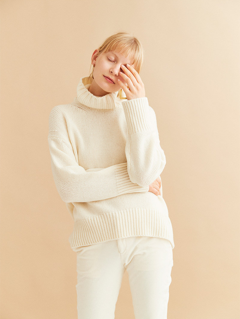 GALERIE VIE 特設サイト「2018 Fine wool knit collection」